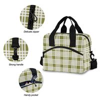 Sac isotherme réutilisable à imprimé hawaïen Palaka, imperméable, pour hommes et femmes, sac isotherme pour le déjeuner
