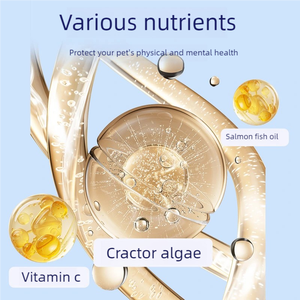 Integratori per animali domestici salmone mastica OEM cura del gatto per animali domestici salute salmone Meimao granuli morbidi omega 3 integratori cani - Product Image 3