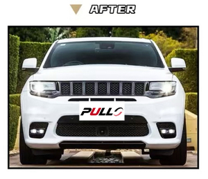 Parachoques de coche para <span class=keywords><strong>JEEP</strong></span> <span class=keywords><strong>GRAND</strong></span> <span class=keywords><strong>CHEROKEE</strong></span> 14-22, actualización a estilo <span class=keywords><strong>SRT</strong></span>, contiene la falda lateral del capó, parachoques de coche, capó de cejas - Product Image 5
