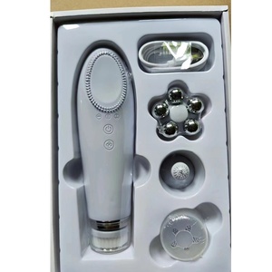 4 in 1 Wash Face Cleaning Machine Waterproof Soft Silicone Electric Cleansing Facial <b>Massager</b> Beauty Use Face Washing Brush - Product Image 1