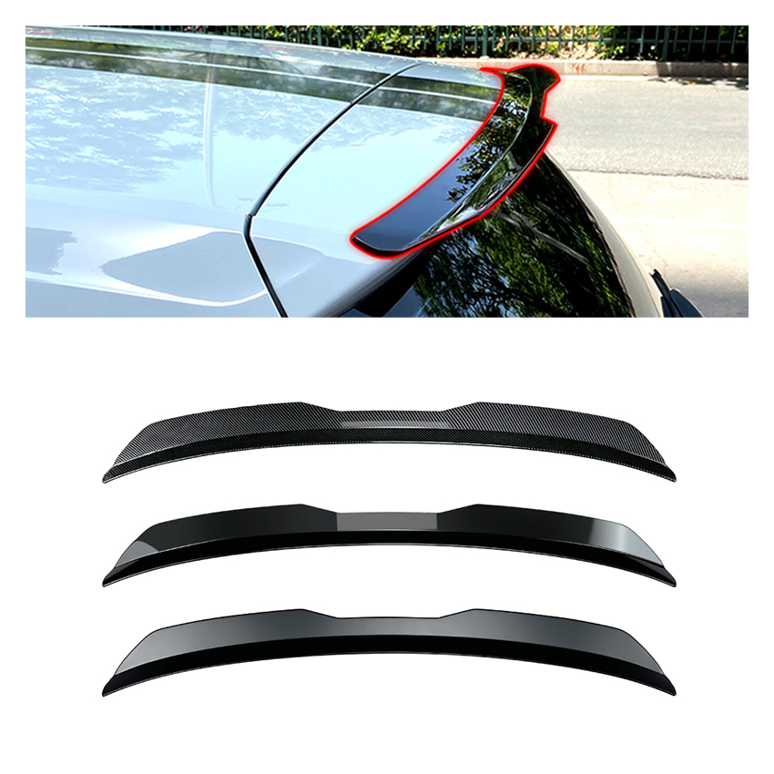 Spoiler universal para porta-malas traseiro, preto carbono, para carros, hatchback, Mercedes, Benz, BMW, Volkswagen, Audi, Hyundai