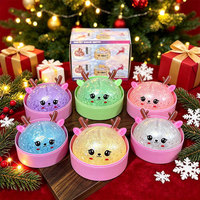 Boîte Mystère de Noël : Jouet Squishy en forme de Ravioli à Paillettes, à Remontée Lente, Anti-Stress, Vente en Gros, Cadeau pour Enfants