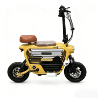 Mini-trottinette électrique urbaine compacte avec une vitesse de 30-50 km/h et une autonomie de 31-60 km, idéale pour les promenades avec un animal de compagnie et les loisirs en ville