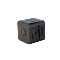 Caméra de sécurité WiFi miniature carrée HD 1MP, détection de mouvement intelligente, caméra intérieure pour la maison, prise en charge du stockage sur carte TF