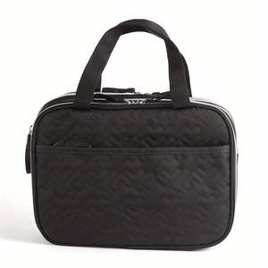 Bolsa de Cosméticos de Poliéster Personalizable con Logotipo, Moderna, de Gran Capacidad, con Cierre de Cremallera, Asa Suave, Fácil de Limpiar, Portátil para Viajes - Product Image 4