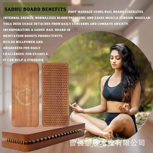 Bamboo Foot Massage <b>Board</b> Natural Acupuncture Yoga <b>Mat</b> For Beginners Modern Simple Design - Product Image 3