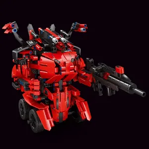 EIKEE Y12005 2026 Nouveau Kit <span class=keywords><strong>de</strong></span> Construction Créatif 5-en-1 : Voiture Sportive Robot DIY, Modèle <span class=keywords><strong>de</strong></span> Véhicule à Assembler, Jouets en Briques pour Garçons, Cadeau, Ensembles <span class=keywords><strong>de</strong></span> Blocs <span class=keywords><strong>de</strong></span> Construction - Product Image 4