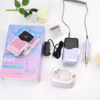 2025 Nail Technician Love Brushless 35000 RPM Drill Nails Profesional Portable Rechargeable Efile pour Manucure Nouvel An Cadeau