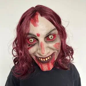 2023 New Evil Dead Rise Mask Halloween Thriller Horror maschera copricapo in lattice