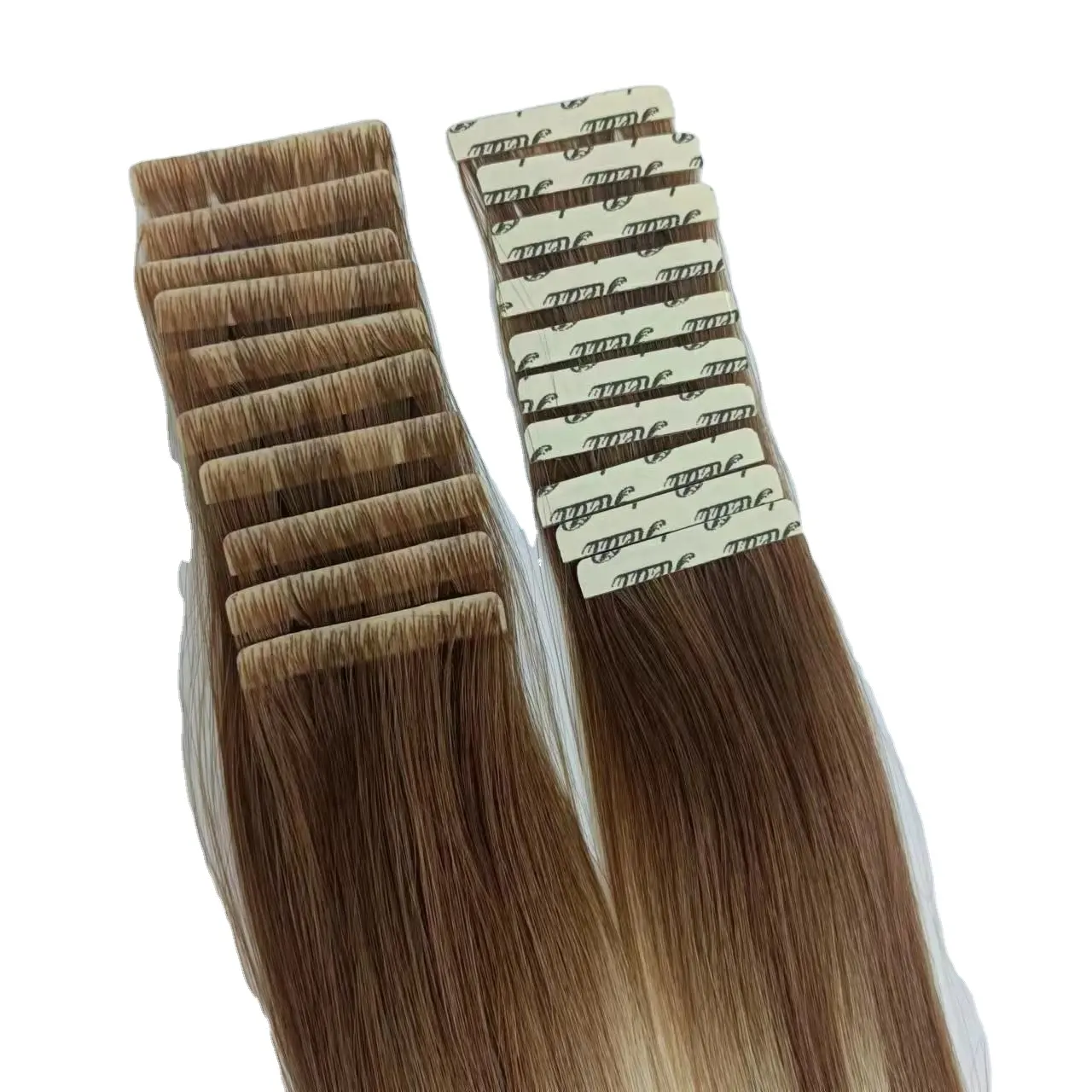 tape in extensions human hair 100% remy hair virgin russian long straight cuticle aligned double drawn mini invisible tape hair