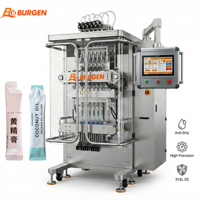 Machine d'emballage multi-voies automatique de haute précision pour sachets de vitamines liquides, en acier inoxydable 316L, avec système CIP, pour l'emballage alimentaire