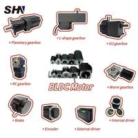 Moteur à courant continu sans balais BLDC série 57mm 24V 36V 48V 25W 50W 100W 180W Portable à faible bruit pour robots