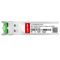Module émetteur-récepteur optique à fibre commerciale 622M SFP SMF 1550nm 120km Duplex LC