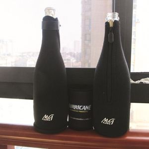 Custom Neoprene Wine <b>Bottle</b> Cooler Single Sleeve with Logo for Champagne <b>Bottle</b> Storage - Product Image 3