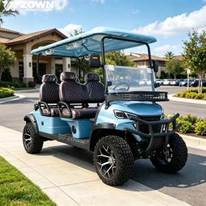 Voiturette de golf électrique commerciale fiable, entretien facile, options de sièges multiples pour les attractions touristiques et l'exploitation hôtelière - Product Image 1