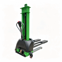 Transpalette électrique tout-terrain MOVMES 1.5T alimenté par batterie pour la manutention en entrepôt extérieur