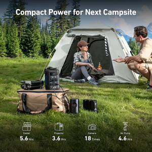 สถานีพลังงานแสงอาทิตย์แบบพกพา Anker SOLIX C300X DC ความจุ 288Wh 300W พร้อมช่องรับพลังงานแสงอาทิตย์ 100W สำหรับการตั้งแคมป์ ตกปลา และการเดินทาง - Product Image 2