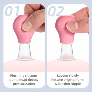 Correcteur de mamelon en silicone réutilisable Maternité post-partum Dépression du mamelon pendant la lactation Dispositif d'aspiration - Product Image 2