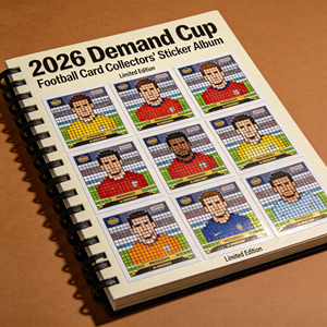 Álbum <span class=keywords><strong>de</strong></span> Pegatinas Estilo Panini <span class=keywords><strong>de</strong></span> Fútbol 2026, Libro Coleccionable <span class=keywords><strong>de</strong></span> Tarjetas <span class=keywords><strong>de</strong></span> Fútbol, Impresión <span class=keywords><strong>de</strong></span> Libros - Product Image 4