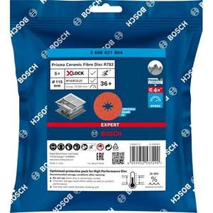 BOSCH - 2608621820 X-LOCK Expert R782 Prisma Disque fibre céramique-EAN 4059952538433 ABRASIVES - Product Image 3