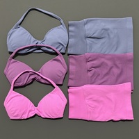 Ensemble de sport Impact 2 pièces pour femmes, débardeur de yoga sans couture, soutien-gorge de sport, short taille haute avec effet push-up, ensemble de haut et de short de sport, tenue de course à pied et d'entraînement