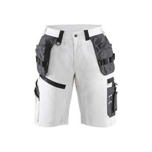 BLAKLADER - 151212101098C54 X1500 <b>painters</b> shorts <b>White</b>/Dark grey - EAN 7330509754917 WORK TROUSERS WORK SHORTS - Product Image 1