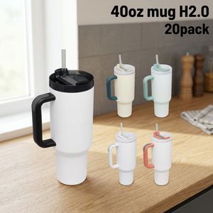 Vaso Térmico de Acero Inoxidable con Aislamiento al Vacío de 40 oz, Doble Pared, con Asa y Pajita, Diseño Minimalista, en Stock en EE. UU. - Product Image 3