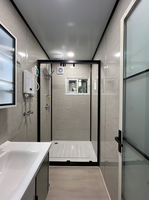 Maison conteneur mobile à deux étages de 30 pieds, préfabriquée et extensible, pour usage en villa, hôtel ou appartement