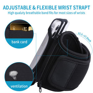 Brazalete deportivo Soporte para teléfono para Fitness Teléfono móvil 360 Girar Desmontable Brazalete para correr Soporte para teléfono celular con bolsillo con cremallera - Product Image 6
