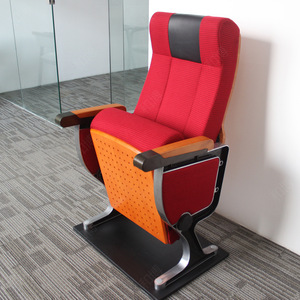 Silla de Auditorio Manwa Expo HB606 de haya roja con tablero de escritura para uso escolar - Product Image 1