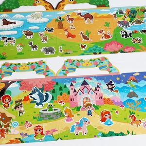 Libros de Pegatinas Creativos Reutilizables con 6 Temas Divertidos y Coloridos para Niños y Niñas de 3 a 6 Años, Regalos de Cumpleaños y Navidad - Product Image 4