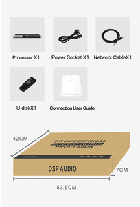 Profesional Digital Drive Rack DSP Pro <span class=keywords><strong>Effect</strong></span> Processor 96K + FIR + AES Funciones potentes 4in 8out USB Audio Equipo de sonido - Product Image 6