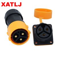 Connecteurs étanches XATLJ M28 2 3 cœurs IP67, prises d'aviation personnalisables, courant 50A, prises étanches pour PCB et FPC