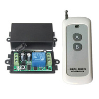 433mhz commutateur de télécommande sans fil DC 12V 10A 1CH récepteur de relais pour Smart Home Garage Gate Motor Light ON OFF Transmitter