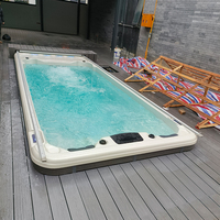 Piscine de spa à fonction de surf avec jet de vagues pour le surf et la natation Piscine à vagues à contre-courant à contre-courant