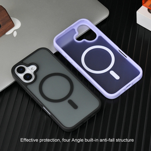Best-seller Couverture de téléphone anti-empreintes digitales Étui magnétique <span class=keywords><strong>antichoc</strong></span> pour iPhone 16 15 Pro Max Nouveau design Téléphones mobiles classiques - Product Image 5