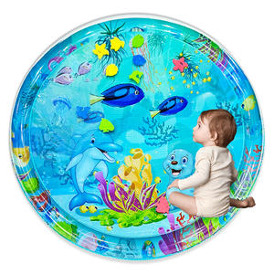 Tapete de Agua Inflable Joyee Personalizado de 105 cm, Grande y Redondo, de PVC Ecológico para Bebés para Juego y Tiempo Boca Abajo - Product Image 2
