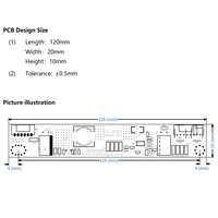 Haute qualité 12W LED plaque à courant constant DZ-1830L 10.1 à 24 pouces LCD TV rétro-éclairage affichage panneau à faible consommation