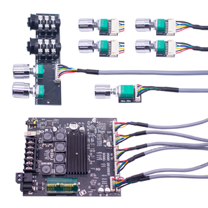 ZK-AM100F 2*50W + 100W BT <span class=keywords><strong>5.1</strong></span> Board khuếch đại công suất âm thanh kỹ thuật số Stereo Dual <span class=keywords><strong>Channel</strong></span> Microphone máy tích hợp âm thanh - Product Image 3