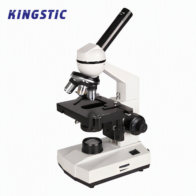 MK-104 Inclined Monocular Biological Microscope 4X 10X 40X 100X Objectives for School Lab Education