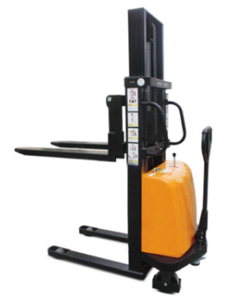 Nouveau transpalette semi-électrique à moteur en acier, chariot élévateur à fourches, gerbeur à palettes, capacités de 1 tonne et 2 tonnes - Product Image 5
