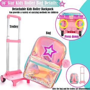 <span class=keywords><strong>Mochila</strong></span> con Ruedas para Niñas, Juego de <span class=keywords><strong>Mochila</strong></span> Escolar con Ruedas, Lonchera, Estuche para Lápices, <span class=keywords><strong>Mochila</strong></span> Escolar con Ruedas para Niños - Product Image 3