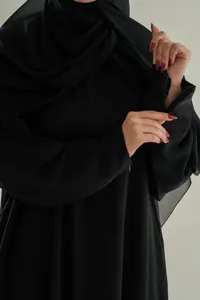 Best Selling Product Perfect Traditional Luxury Muslim Women Casual Abaya Wholesale - Product Image 2