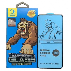 Factory 18D <span class=keywords><strong>King</strong></span>-<span class=keywords><strong>Kong</strong></span> airbag Protector de pantalla de vidrio templado transparente para iPhone 16 15 14 <span class=keywords><strong>Pro</strong></span> Max Glass Privacy Screen Glass Film - Product Image 6