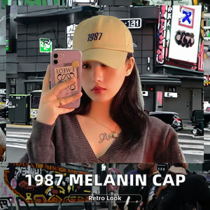 Gorra Snapback de terciopelo de algodón de alta calidad <span class=keywords><strong>1987</strong></span> al por mayor, gorra de béisbol de moda curvada para hombres y mujeres, deportiva Formal - Product Image 2