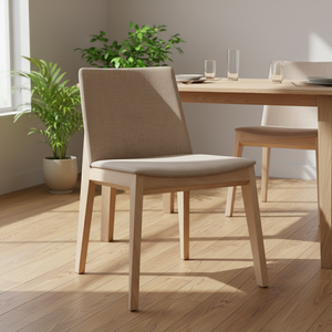<span class=keywords><strong>Sedie</strong></span> in <span class=keywords><strong>Tessuto</strong></span> dal Design Nordico Moderno e Minimalista, con Schienale per Soggiorno e <span class=keywords><strong>Sala</strong></span> <span class=keywords><strong>da</strong></span> <span class=keywords><strong>Pranzo</strong></span>, in Legno Massello - Product Image 3