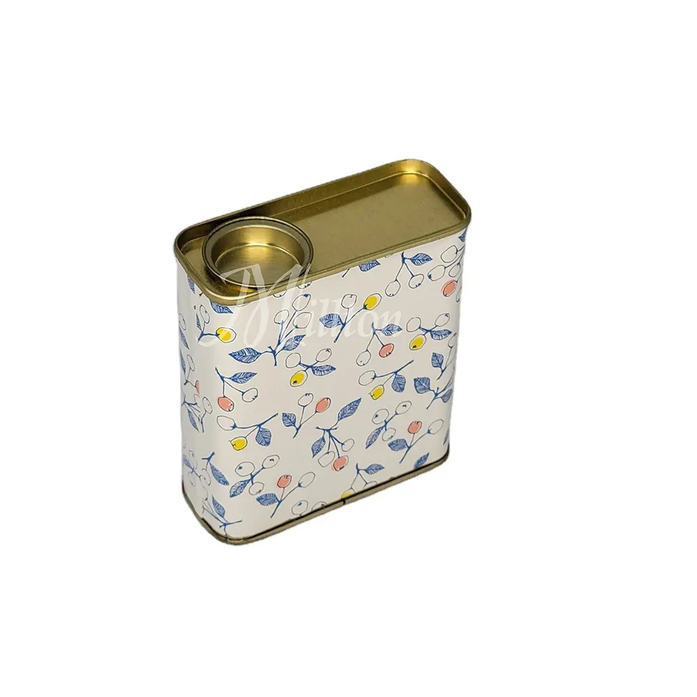 라운드 뚜껑 작은 주석 상자 사탕 주석