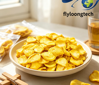 Vacuümgefrituurde Jackfruit Chips Natuurlijk Tropisch Fruit Knapperig Laag in Olie VF Jackfruit voor Retail Snack Mix en Snoepgoed
