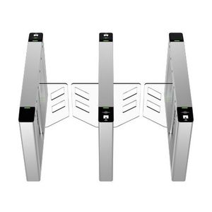 Cancello barriera oscillante di sicurezza con sistema di controllo accessi Smart pedone Swing Barrier Gate ingresso di sicurezza pedonali portone ingresso - Product Image 2