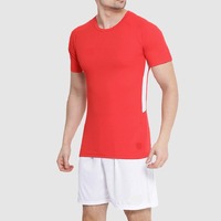 Conjunto de Camiseta de Fútbol de Verano con Logotipo de Messi Personalizable, Nuevo de Fábrica, Transpirable, Antibacterial, Impresión Digital por Sublimación 100%